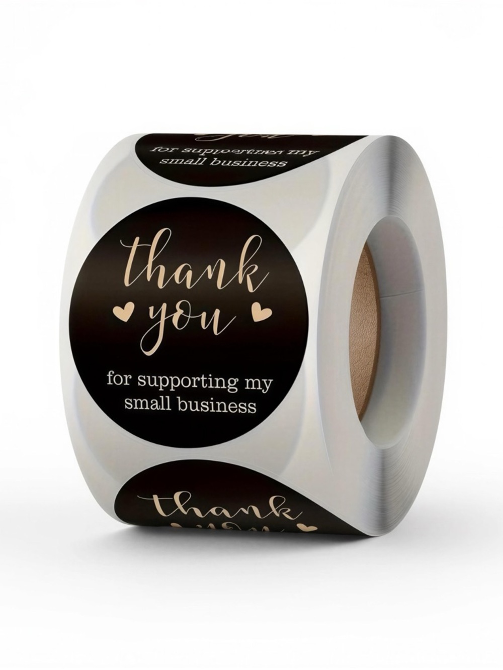 Thank You Stickers for Wrapping or Sealing 1600 1" NWT